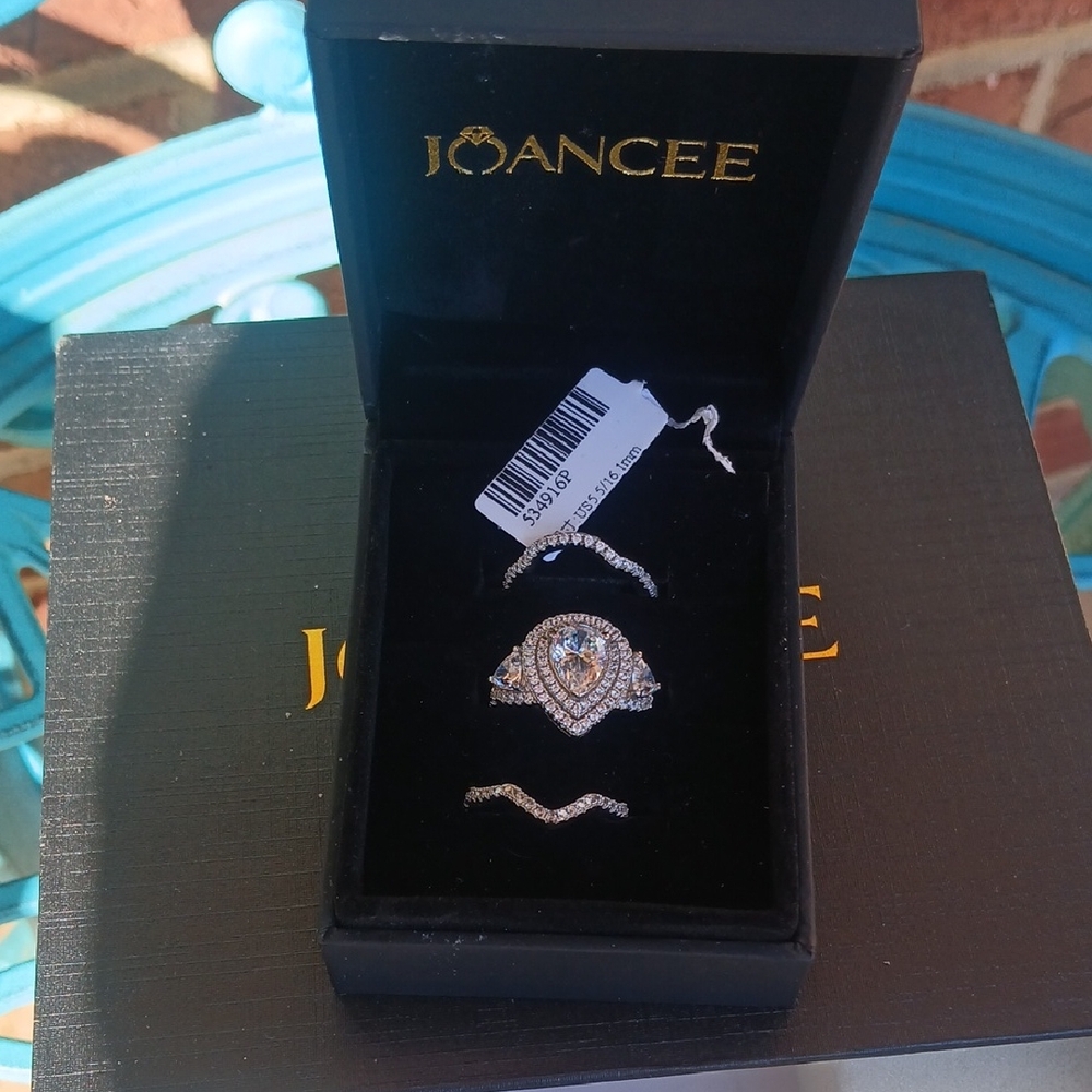 Joancee Silver Women's Ring Set Size 5 1/2